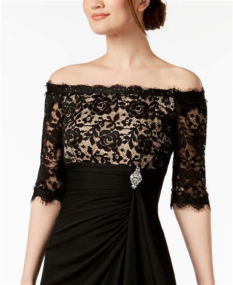 betsy adam off shoulder dress|betsy and adam dresses macy's.